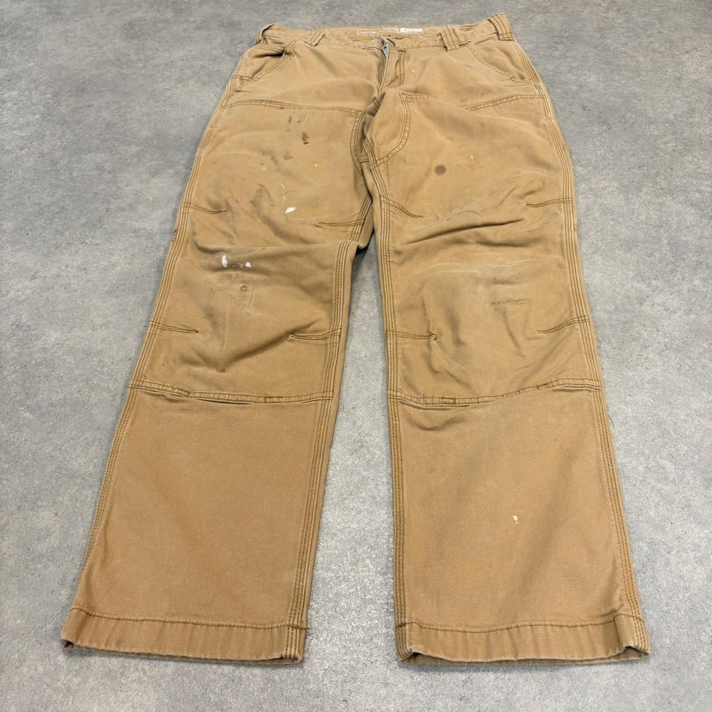 BR2701ER-U - Vintage retro essential  Carhartt Tan carpenter Trousers pants casual workwear #skater #utility #workwear #carpenter #carhartt