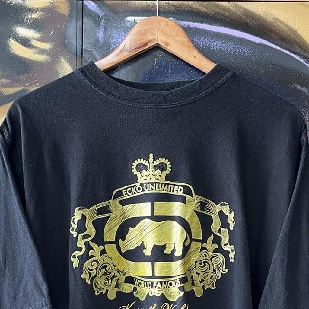 Ecko Unltd Large Y2K Graphic Logo Tee