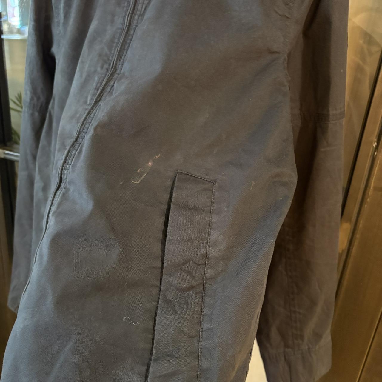 0125B66BR - Vintage Retro Timberland Waterproof Full Zip Up Collared Harrington Jacket #Y2K #preppy #timberland #smartcasual #waterproof