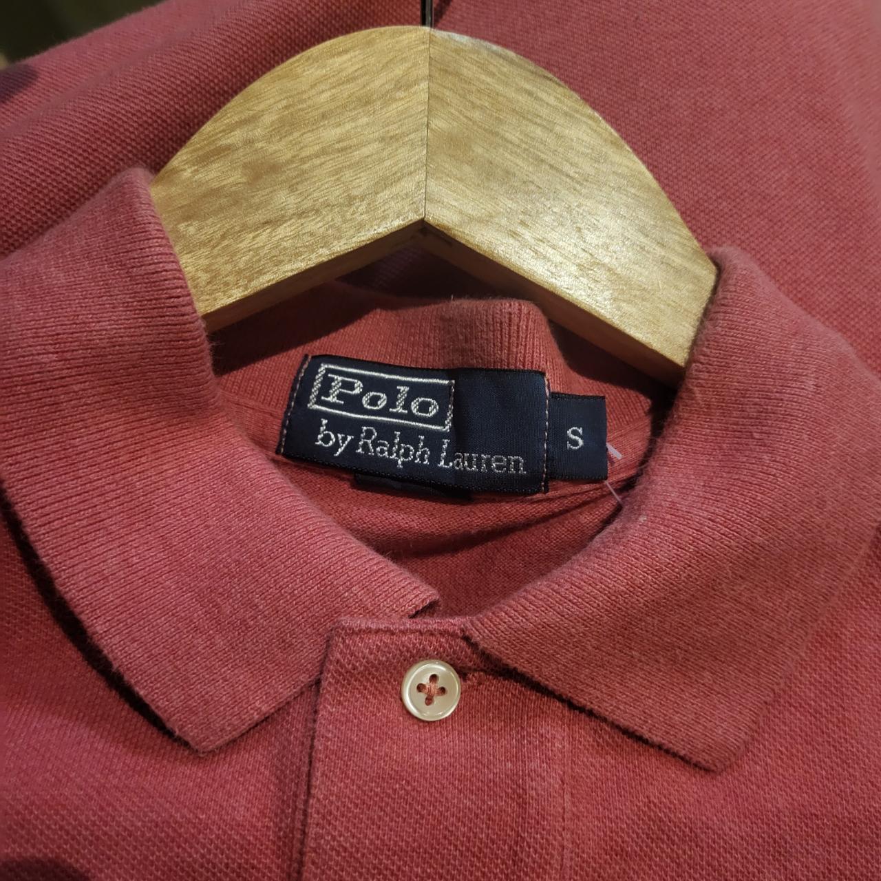 POL200 - Vintage Ralph Lauren Pink Polo Shirt Short Sleeve collared button up top #Y2K #preppy #chiefkeef #golf #oldmoney