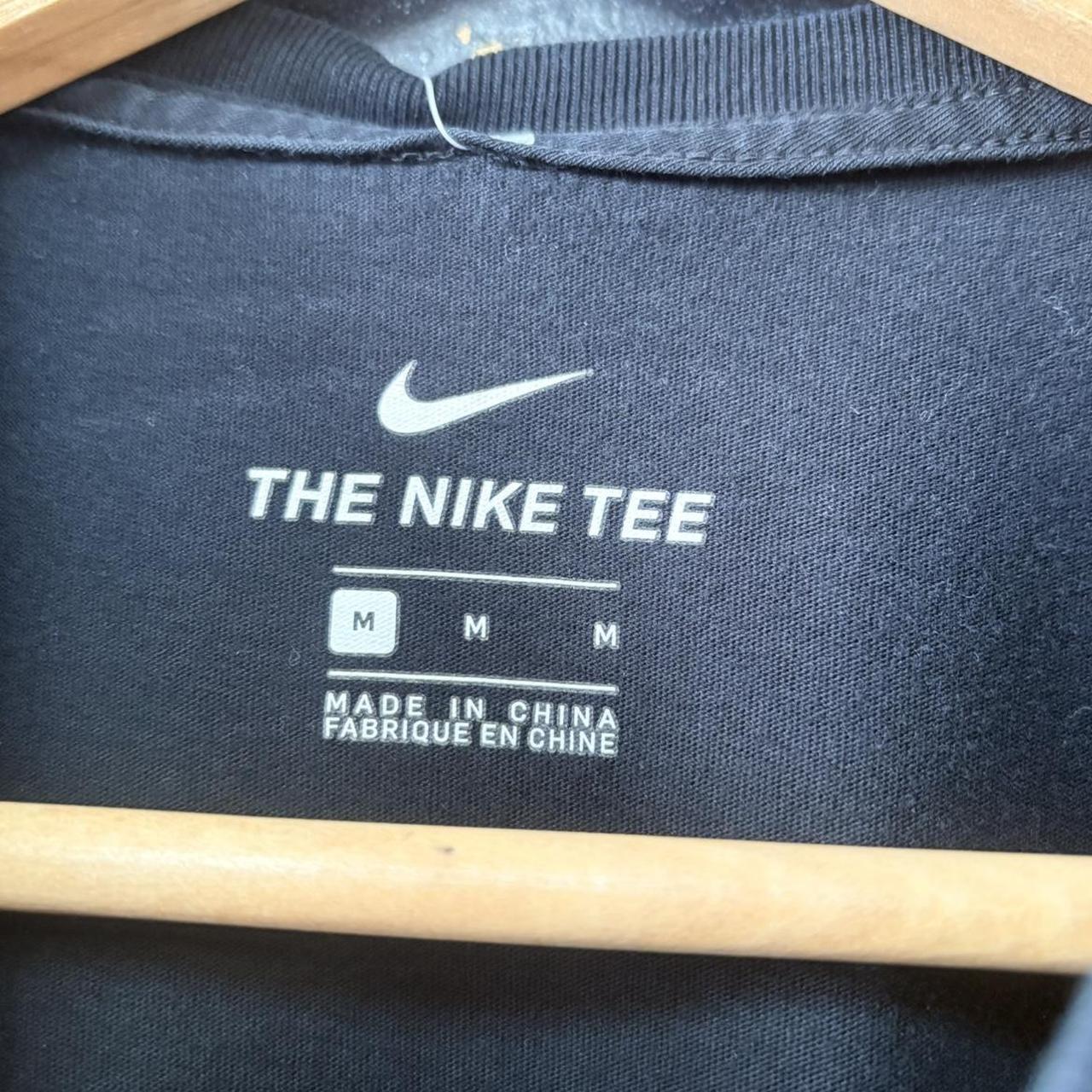 BR2306OX-U - Vintage Retro Essential Nike Team Just Do It Embroidered Black Top Tee T-shirt #y2k #embroidered #justdoit #essential #nike