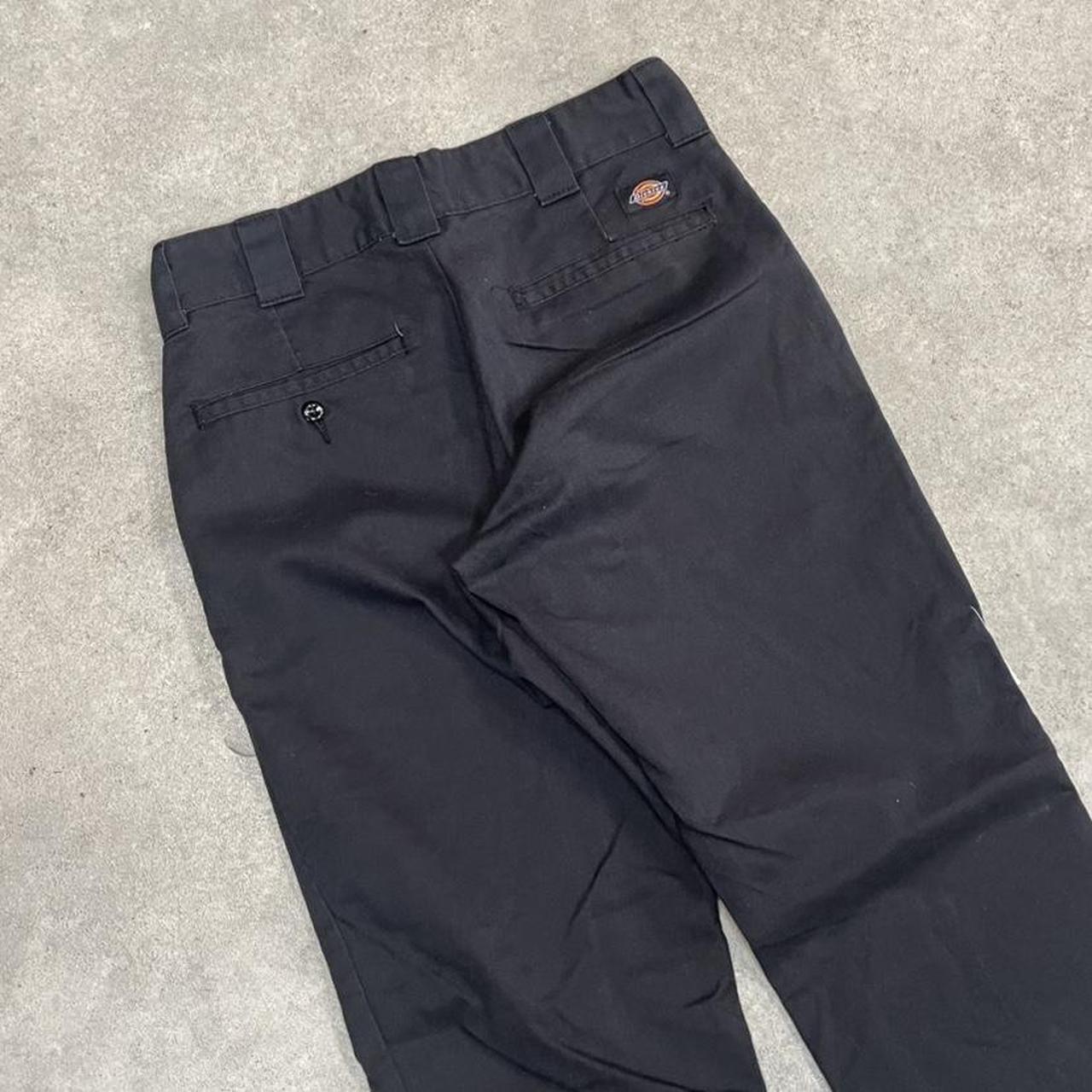 Dickies Black Chino Skater Trousers Workwear Pants