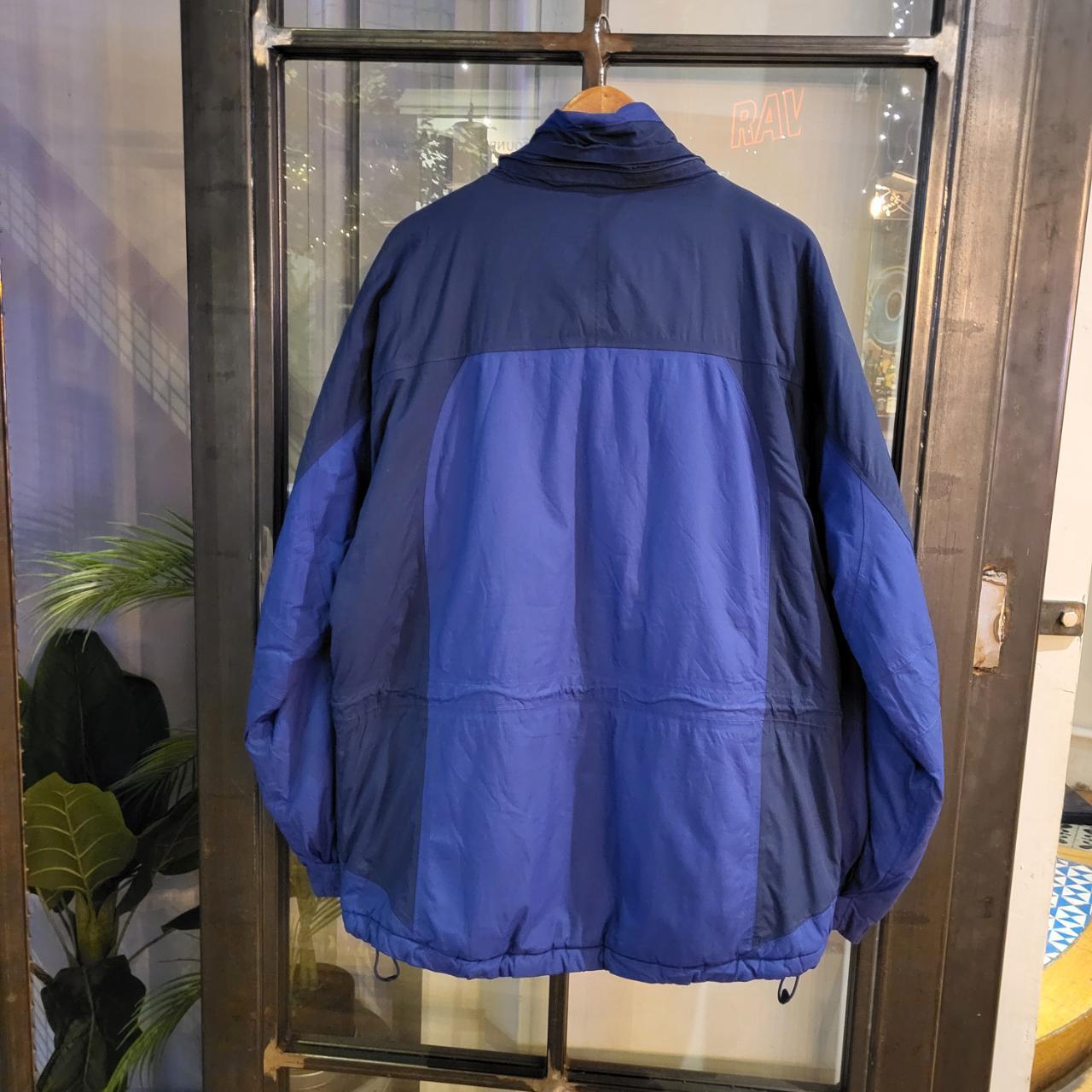 WDB048F - Vintage Retro Essential L.L. Bean Navy and Blue full zip up Coat Jacket festival #preppy #llbean #festival #oldmoney #90s