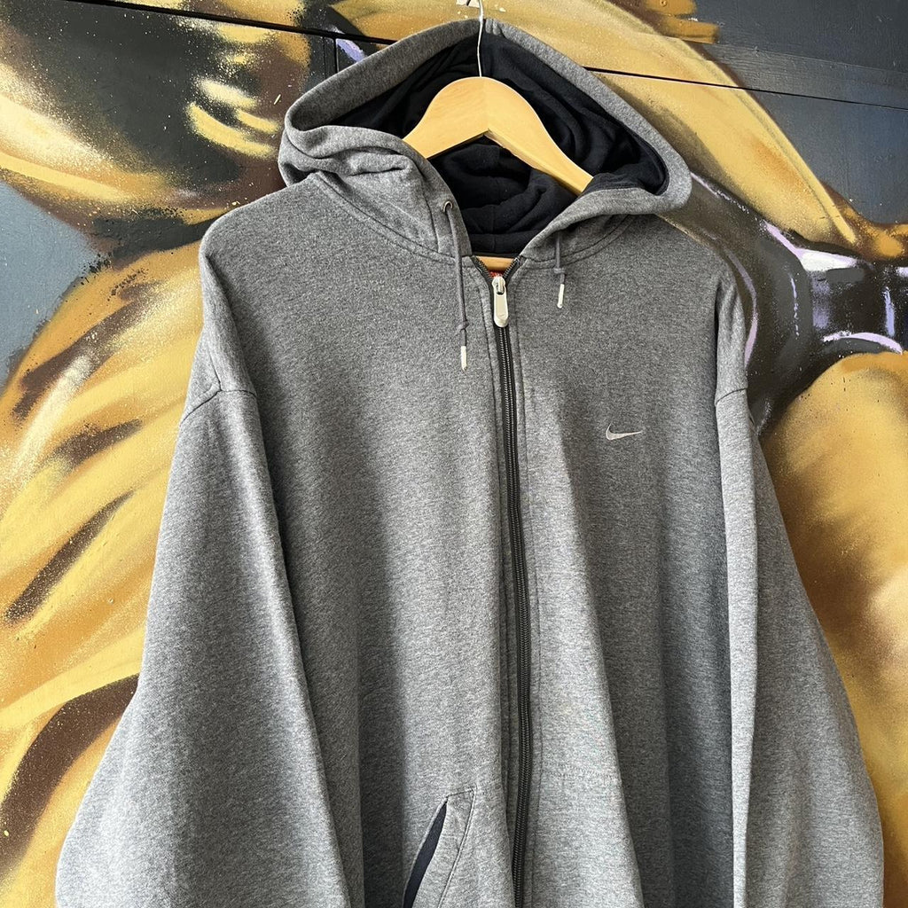 Nike Small Embroidered Swoosh Full Zip Hoodie