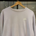 MA2207HV-P - Vintage Retro Essential Lilac Nike Crewneck Jumper Sweatshirt with embroidered swoosh logo #90s #sportswear #essential #y2k #nike
