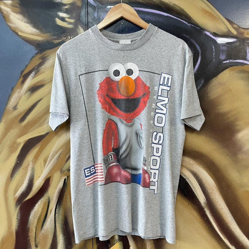 90s Elmo Sport Graphic Tee parody promo polo sport boot rip cartoon tv film