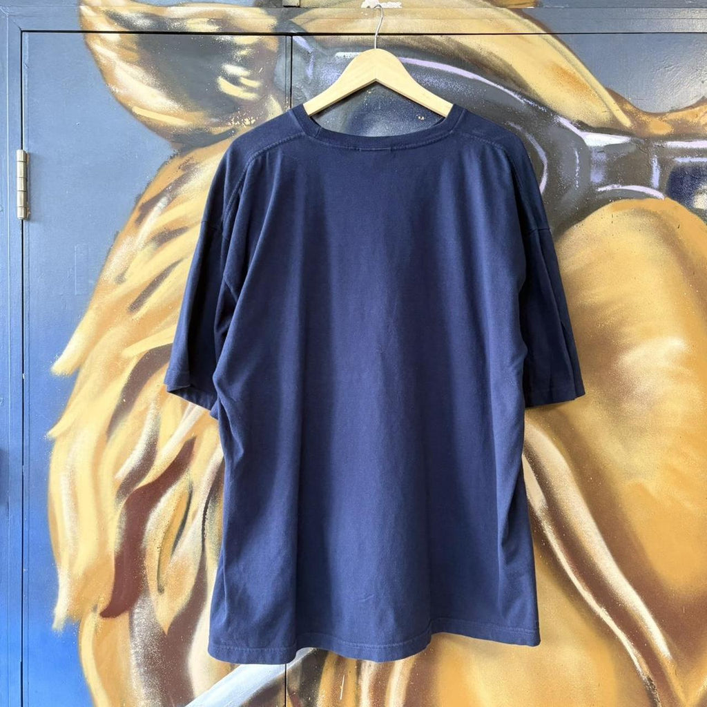 BR2306PA-U - Vintage Retro Essential Tommy Hilfiger Athletics Navy Graphic Print Top Tee T-shirt #90s #graphic #top #tommy #basic