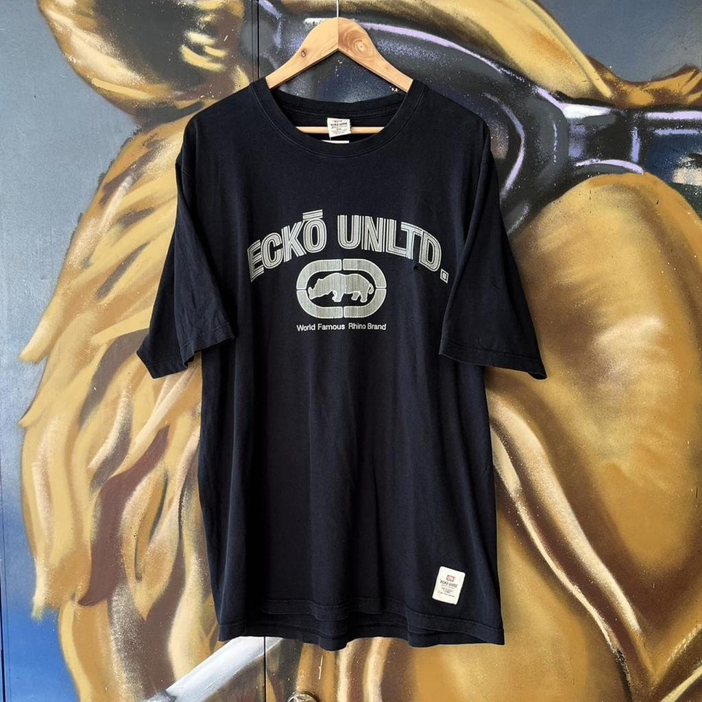 Ecko Unltd Y2K Large Logo Spellout Graphic Tee