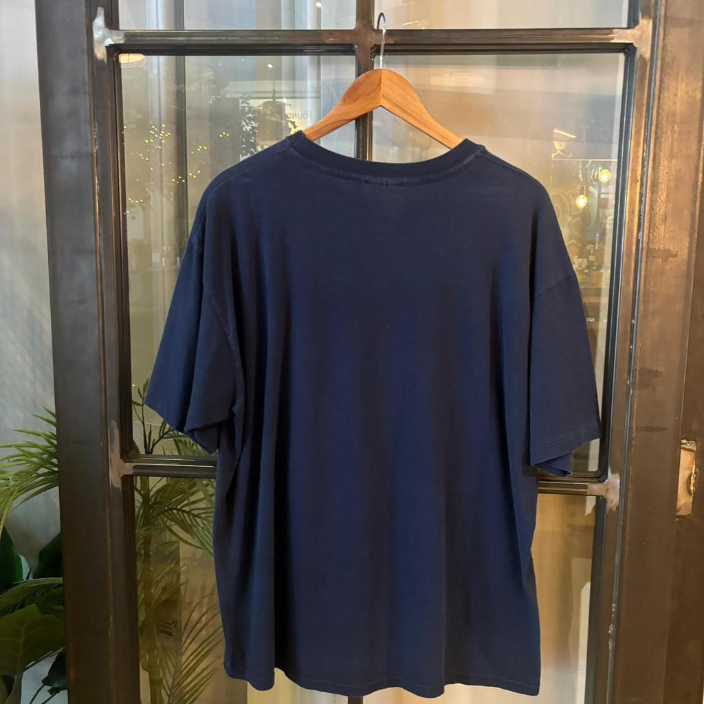 TEE408P - Vintage Retro Essential Navy Atlanta 1996 Georgea Olympics Graphic Print Single Stitch Top Tee T-shirt #90s #graphic #olympics #atlanta1996 #singlestitch