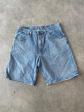 Wrangler Denim Light Wash Blue Jorts Shorts