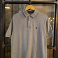 POL132 - Vintage Ralph Lauren Grey Polo Shirt Short Sleeve collared button up top #Y2K #preppy #chiefkeef #golf