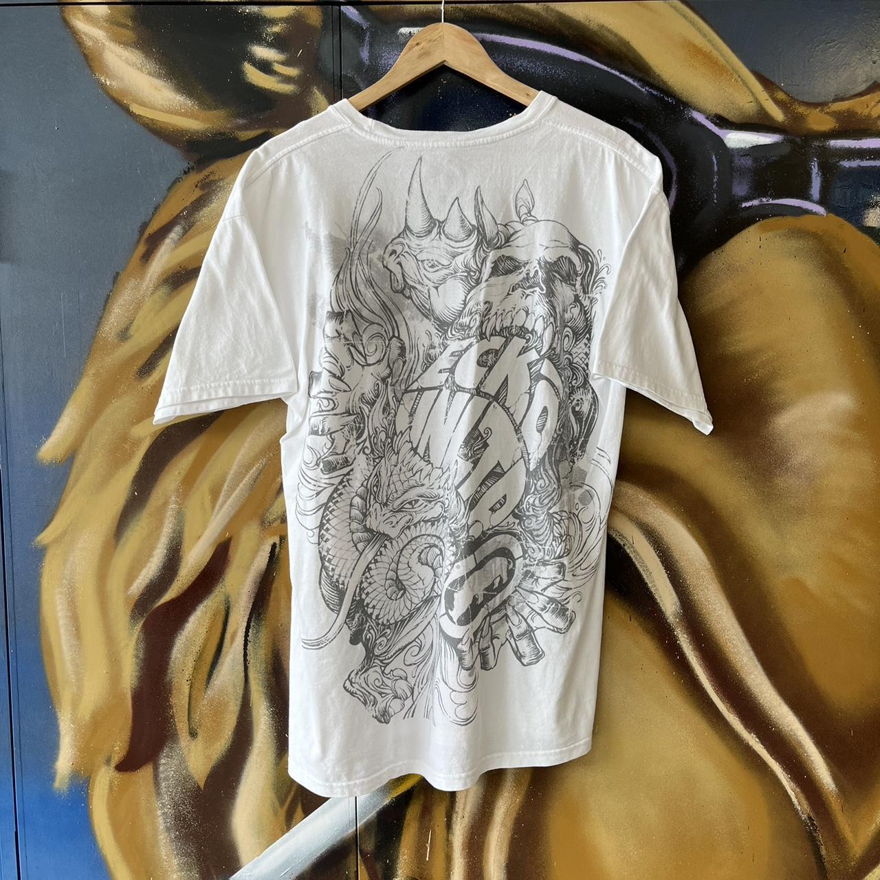 Ecko Unltd Flame Y2K AOP Graphic Tee