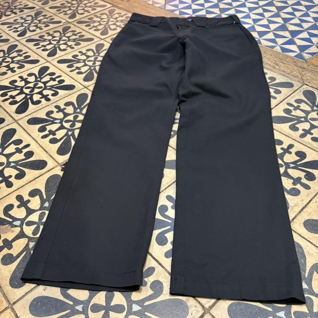 BR1011DT-P - Vintage retro essential Black Dickies Straight Leg Trousers pants casual workwear #skater #utility #workwear #straightleg #dickies