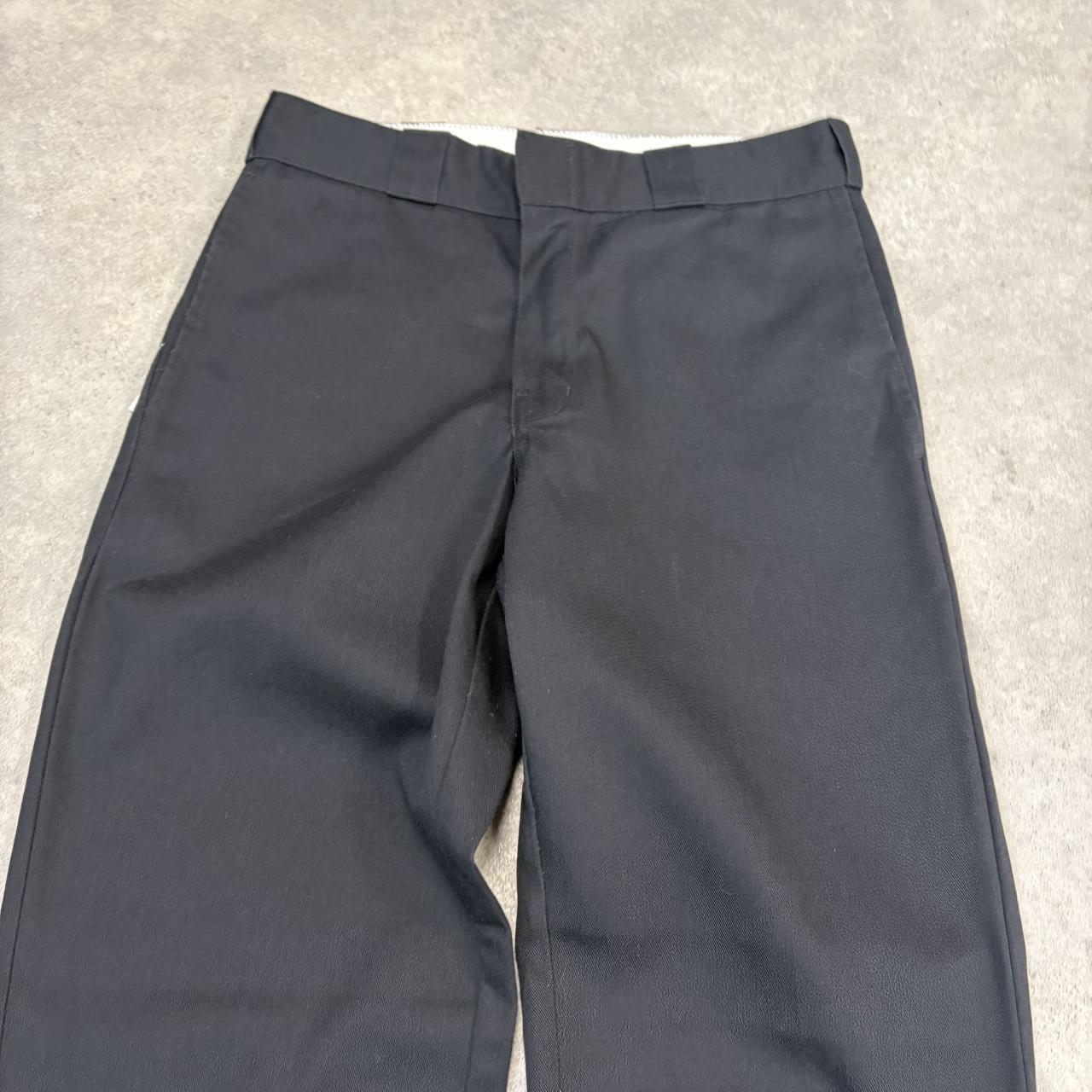 BR1912ZX-U - Vintage retro essential Black Dickies 874 Straight Leg Trousers pants casual workwear #skater #utility #workwear #straightleg #dickies