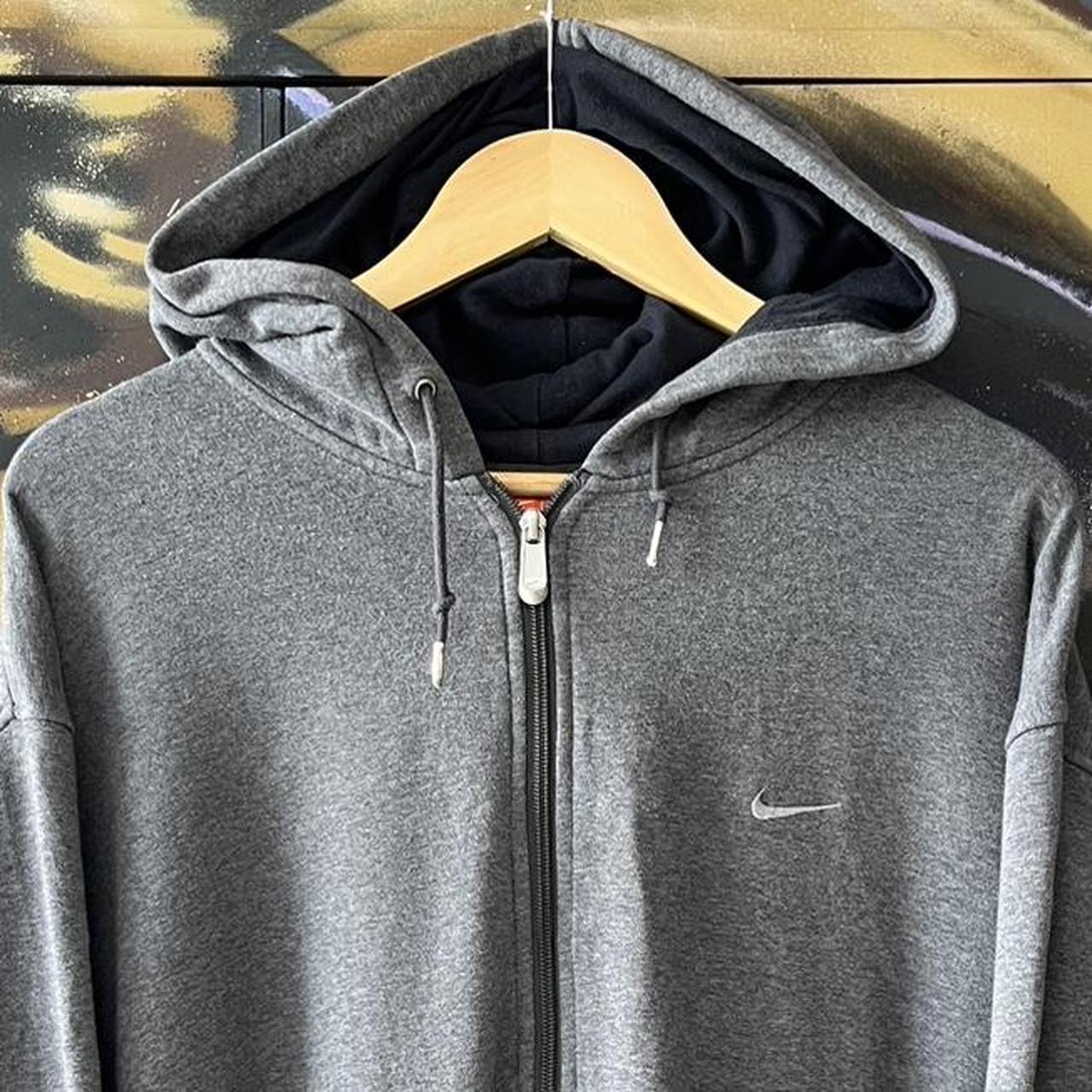 Nike Small Embroidered Swoosh Full Zip Hoodie