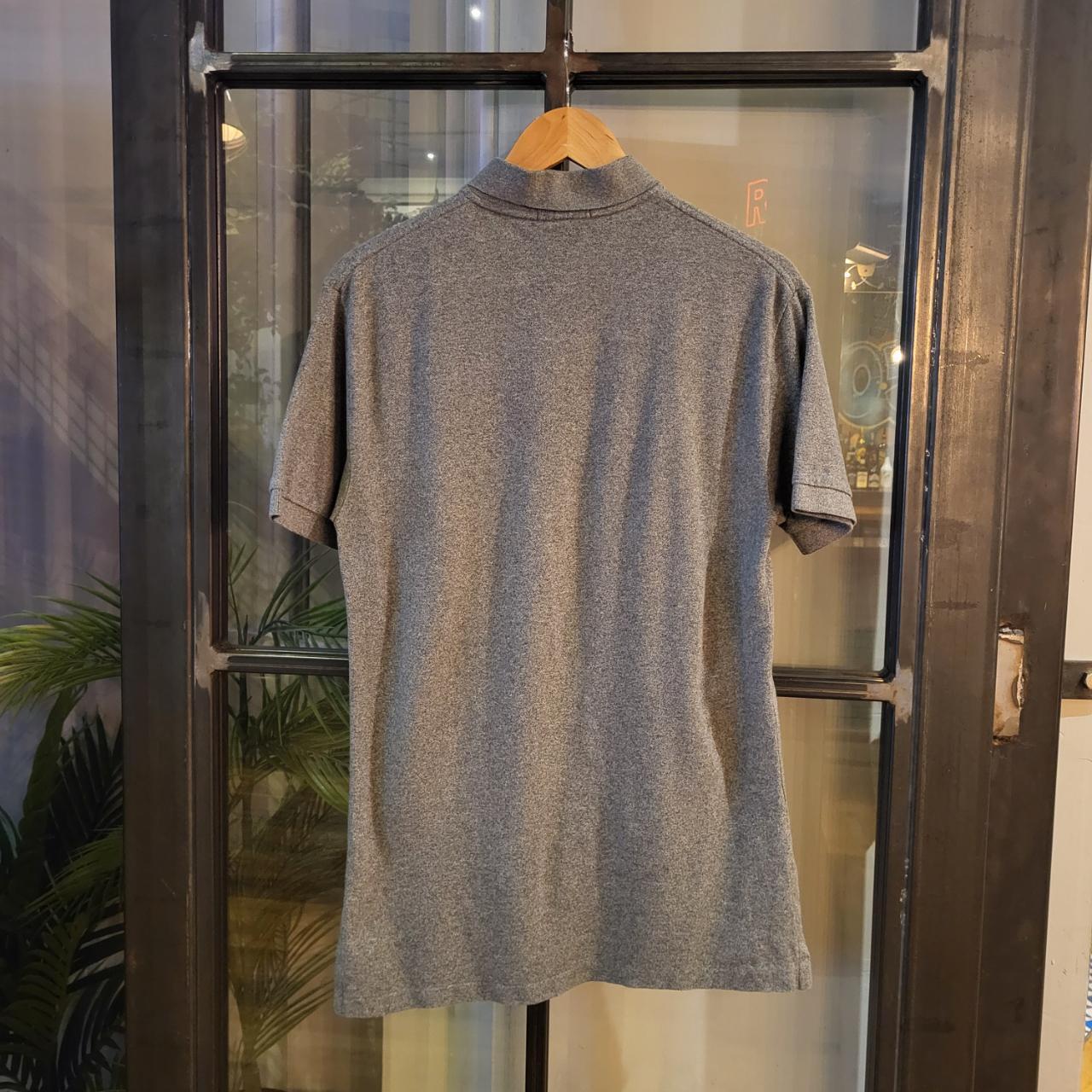 POL197 - Vintage Ralph Lauren Grey Polo Shirt Short Sleeve collared button up top #Y2K #preppy #chiefkeef #golf #oldmoney