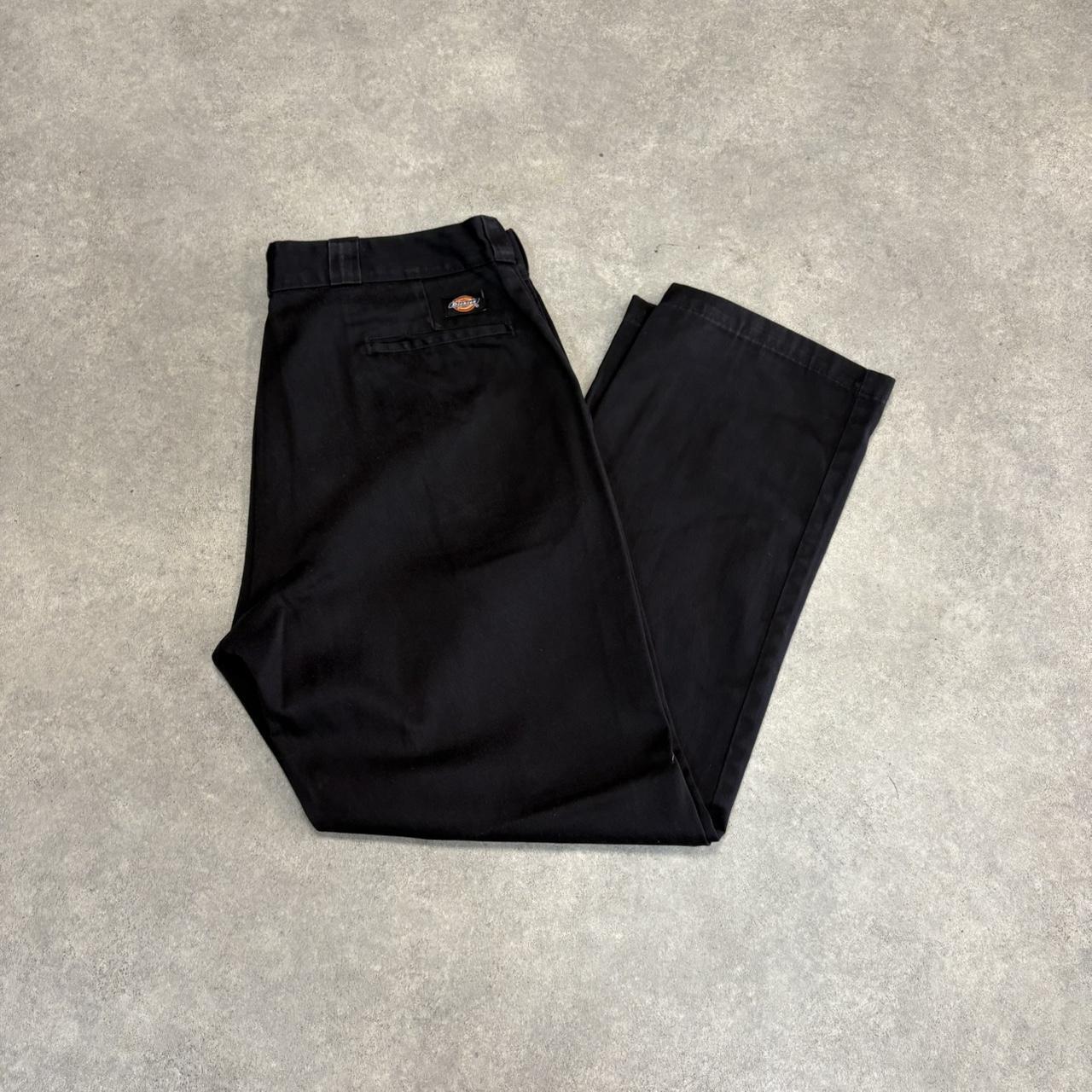 BR1011AO-U - Vintage retro essential  Black Dickies Straight Leg Trousers pants casual workwear #skater #utility #workwear #straightleg #dickies