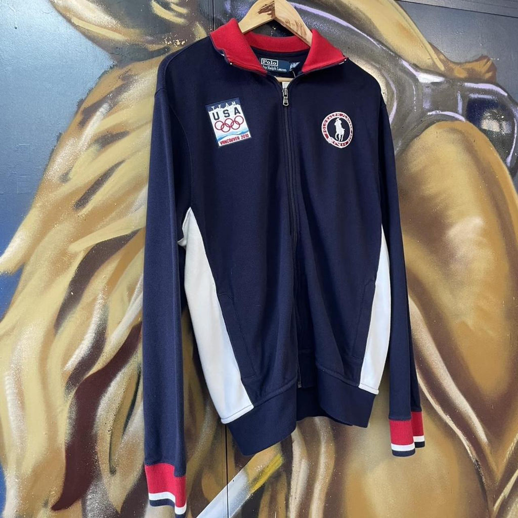Polo Ralph Lauren Team USA 2010 Vancouver Olympics Full Zip Track Jacket