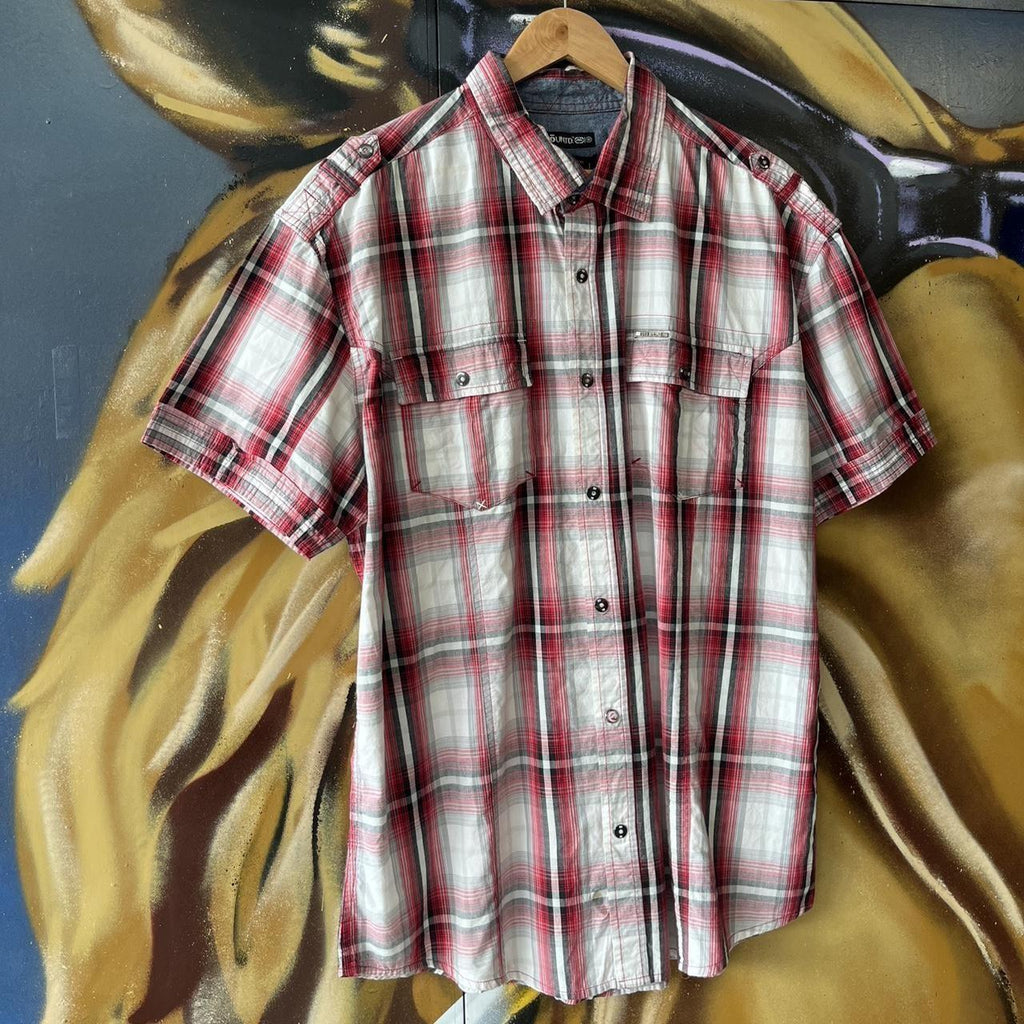 Y2K Ecko Check Short Sleeve Shirt