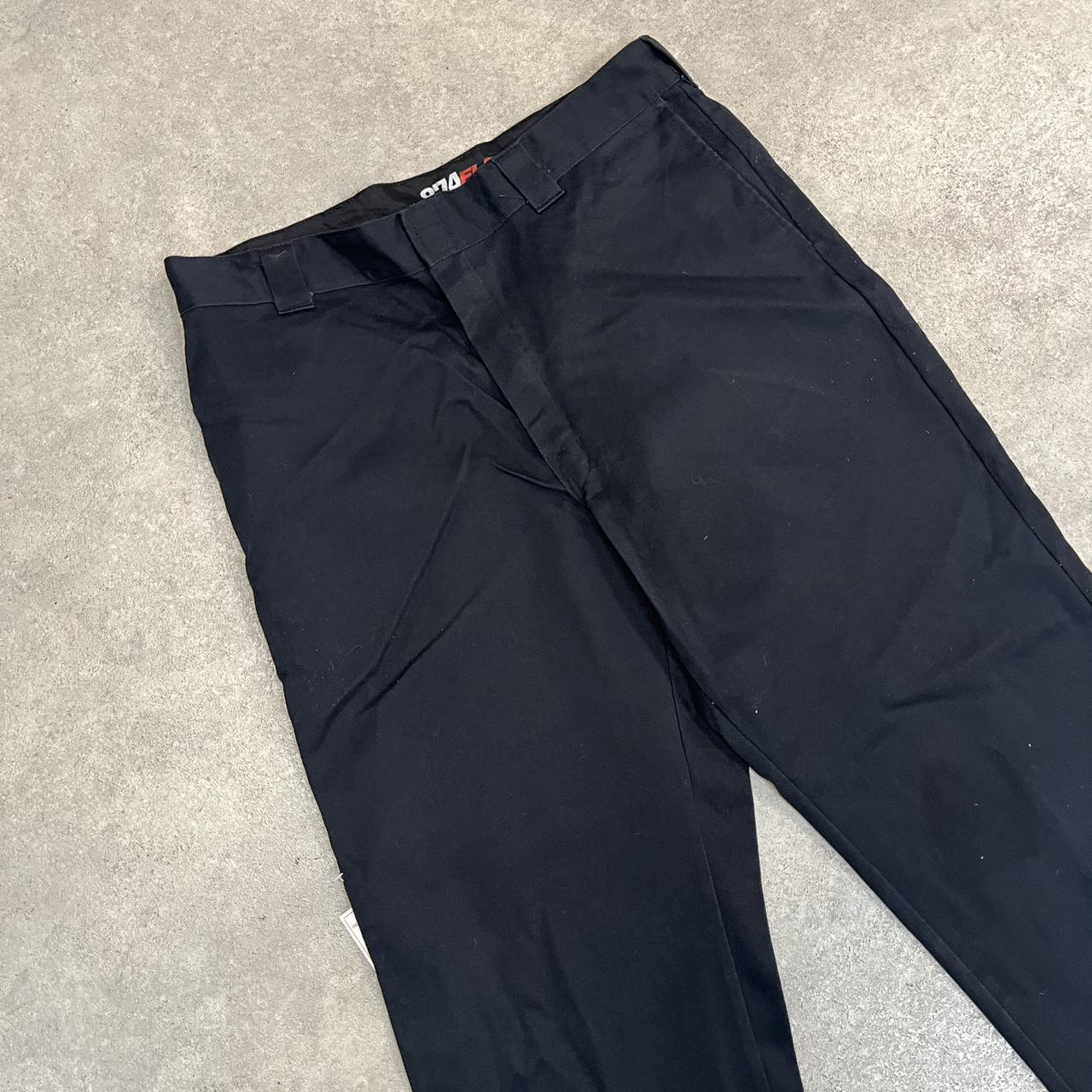 Dickies Black Chino Skater Trousers Workwear Pants