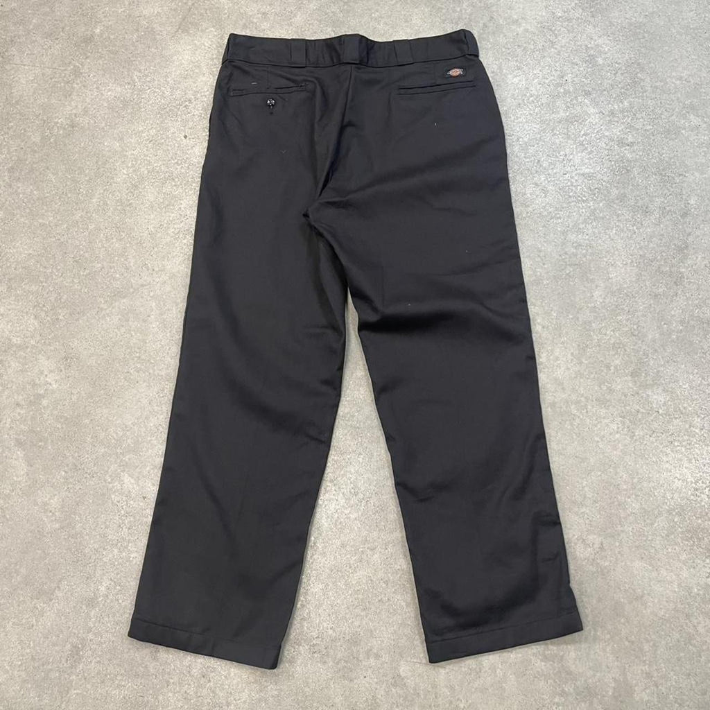 Dickies Black Chino Skater Trousers Workwear Pants