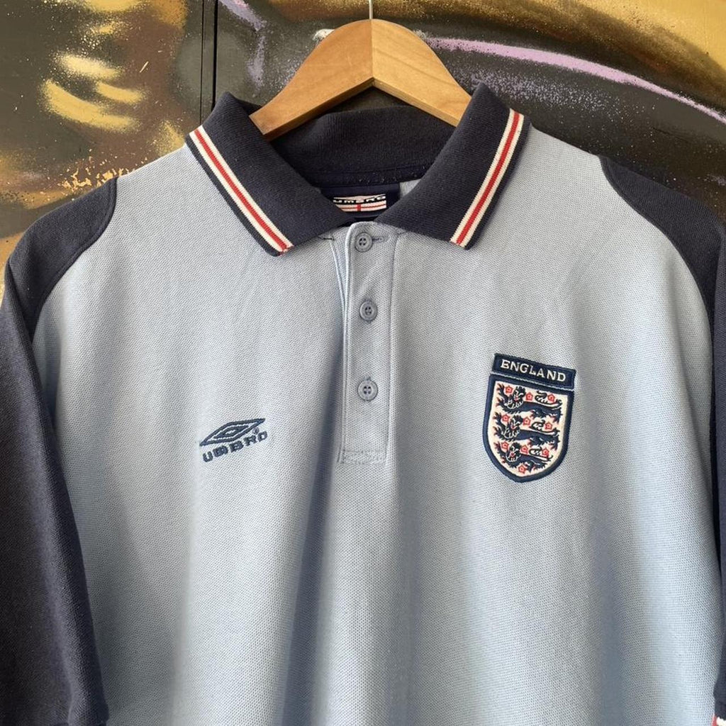 Y2K Umbro England Polo T-shirt