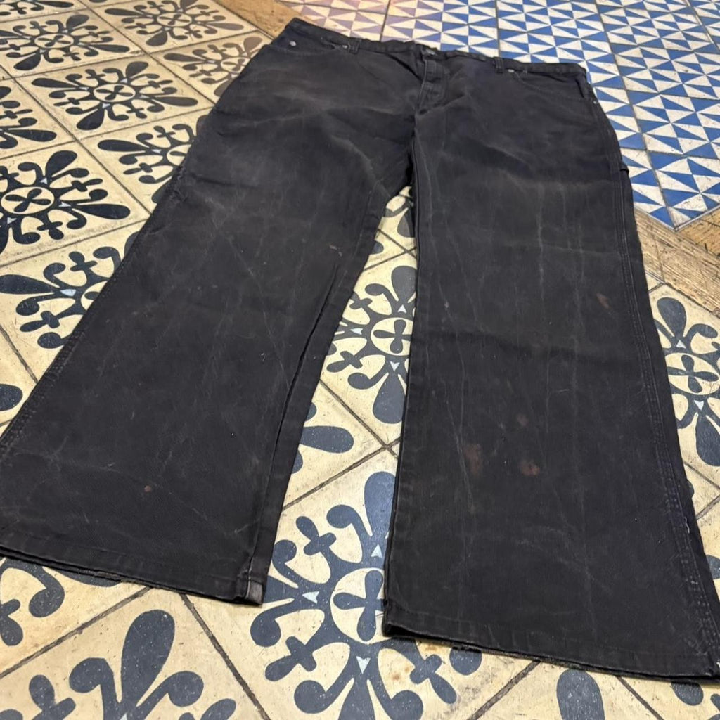 BR1209NG-F - Vintage retro essential Black Dickies Carpenter Trousers pants casual workwear #skater #utility #workwear #carpenter #dickies