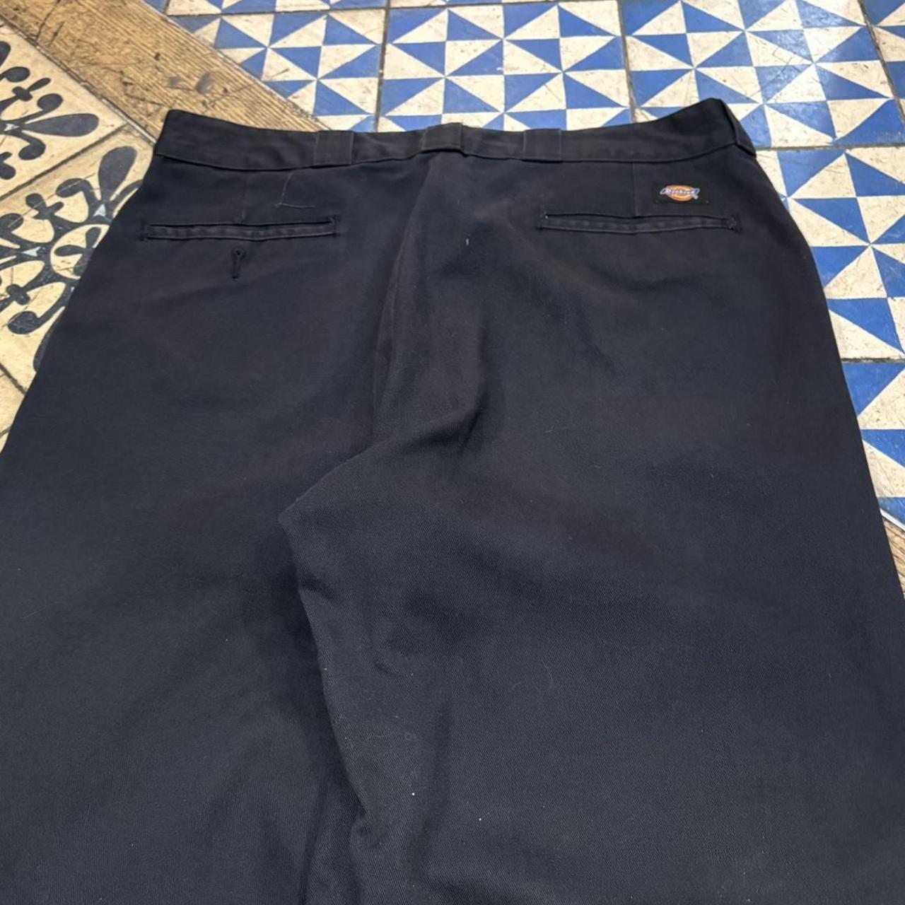BR1011DD-F - Vintage retro essential Black Dickies Straight Leg Trousers pants casual workwear #skater #utility #workwear #straightleg #dickies