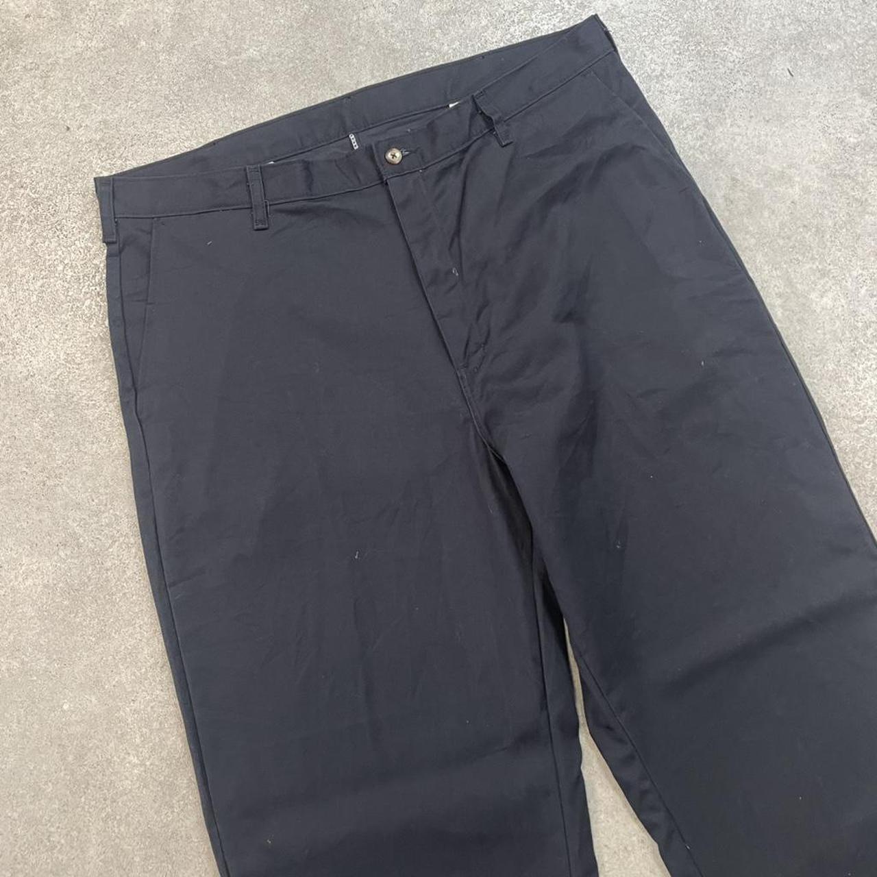 Dickies Black Chino Skater Trousers Workwear Pants