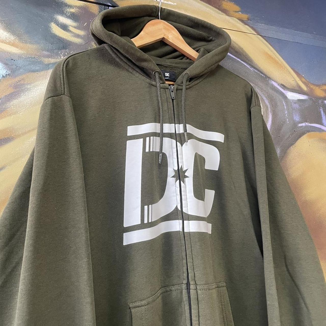 Y2K DC Shoes Big Logo Full Zip Hoodie