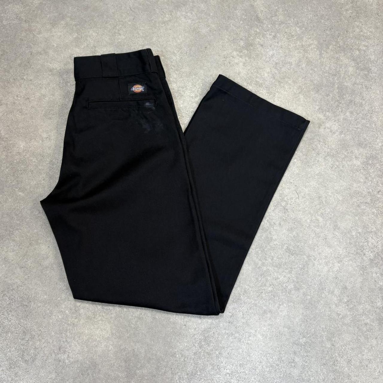 BR1912ZX-U - Vintage retro essential Black Dickies 874 Straight Leg Trousers pants casual workwear #skater #utility #workwear #straightleg #dickies
