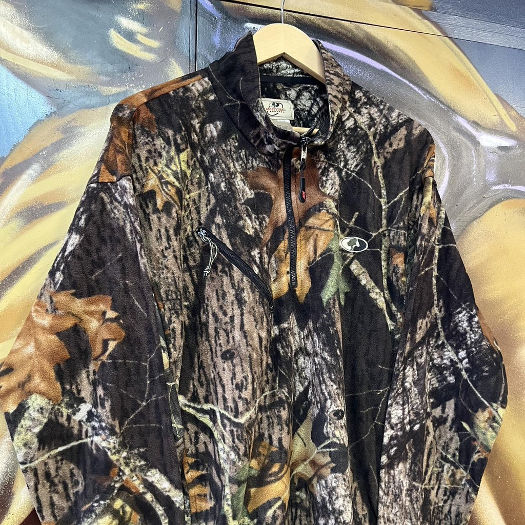 Mossy Oak RealTree Camo 1/4 Quarter Zip Fleece