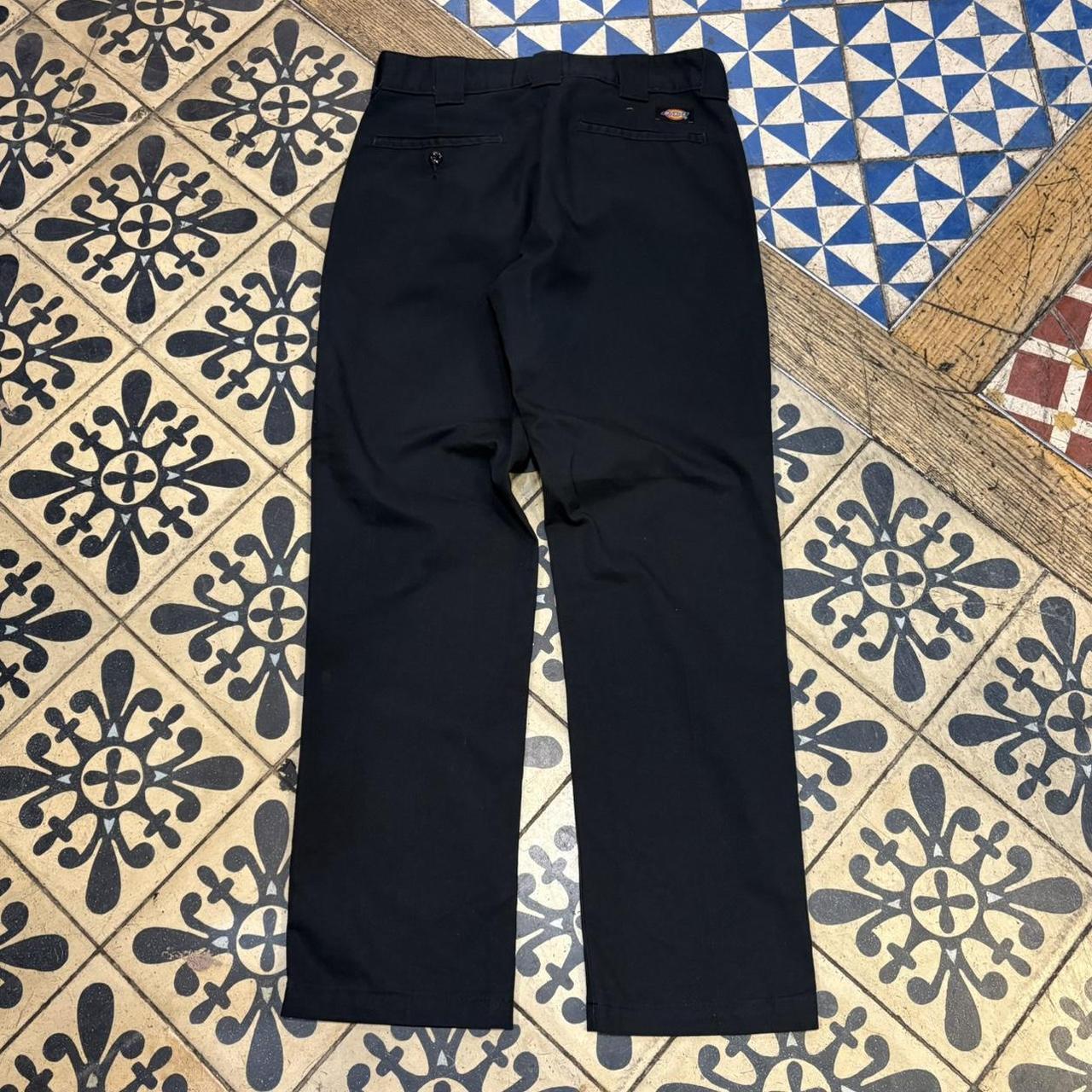 BR1011DT-P - Vintage retro essential Black Dickies Straight Leg Trousers pants casual workwear #skater #utility #workwear #straightleg #dickies