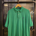 POL146P - Vintage Ralph Lauren Green Polo Shirt Short Sleeve collared button up top #Y2K #preppy #chiefkeef #golf
