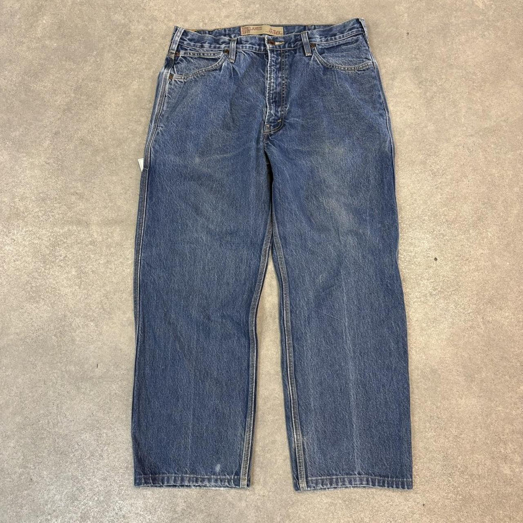 Vintage Blue Wash Levi’s 550 Jeans Mens 34” Relaxed Fit Denim Trousers Skate Western Vintage Y2K 90s