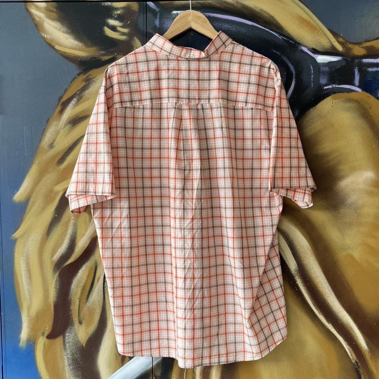 Checkered Short Sleeve Button Up Shirt