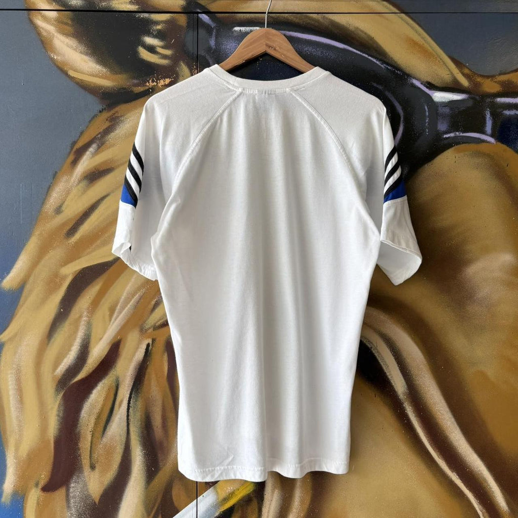Vintage Adidas Newcastle United Training T Shirt Mens Medium White 2003 2005 Drill Football Tee Top NTL Y2K