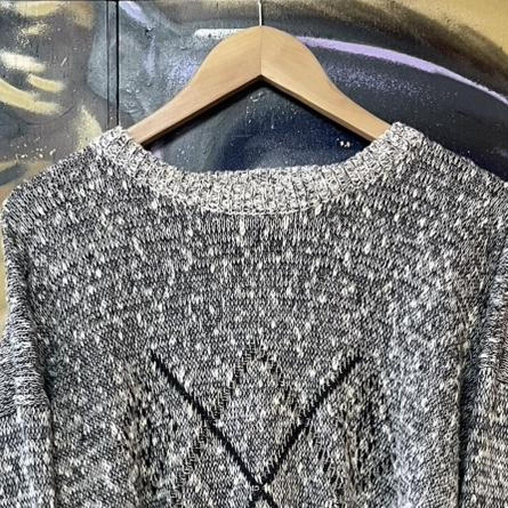 90s Vintage Funky Crazy Knit Sweater