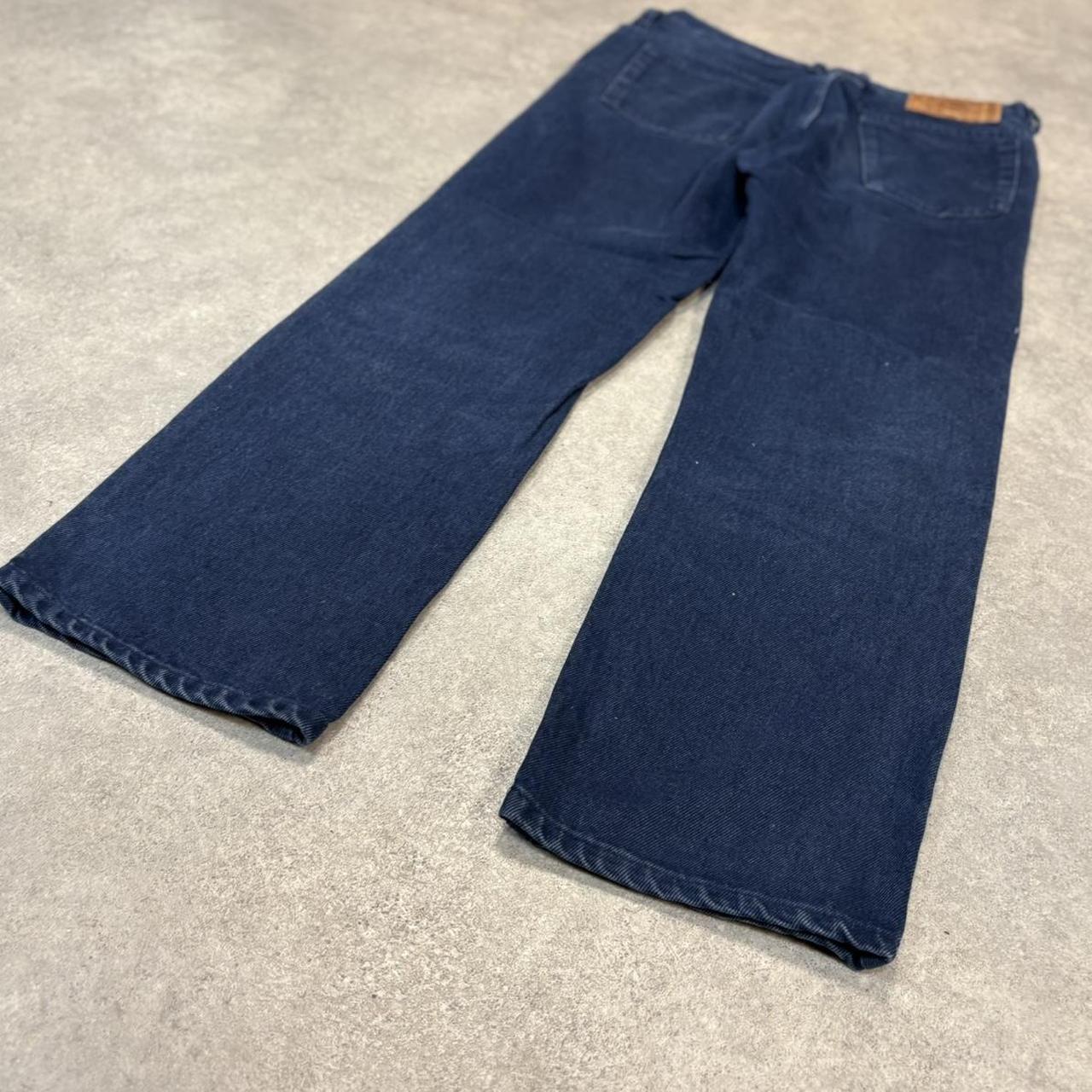 MES2705J - Vintage retro essential Diesel Navy Wash Denim Jeans Trousers pants #denim #straightleg #diesel #y2k #designer