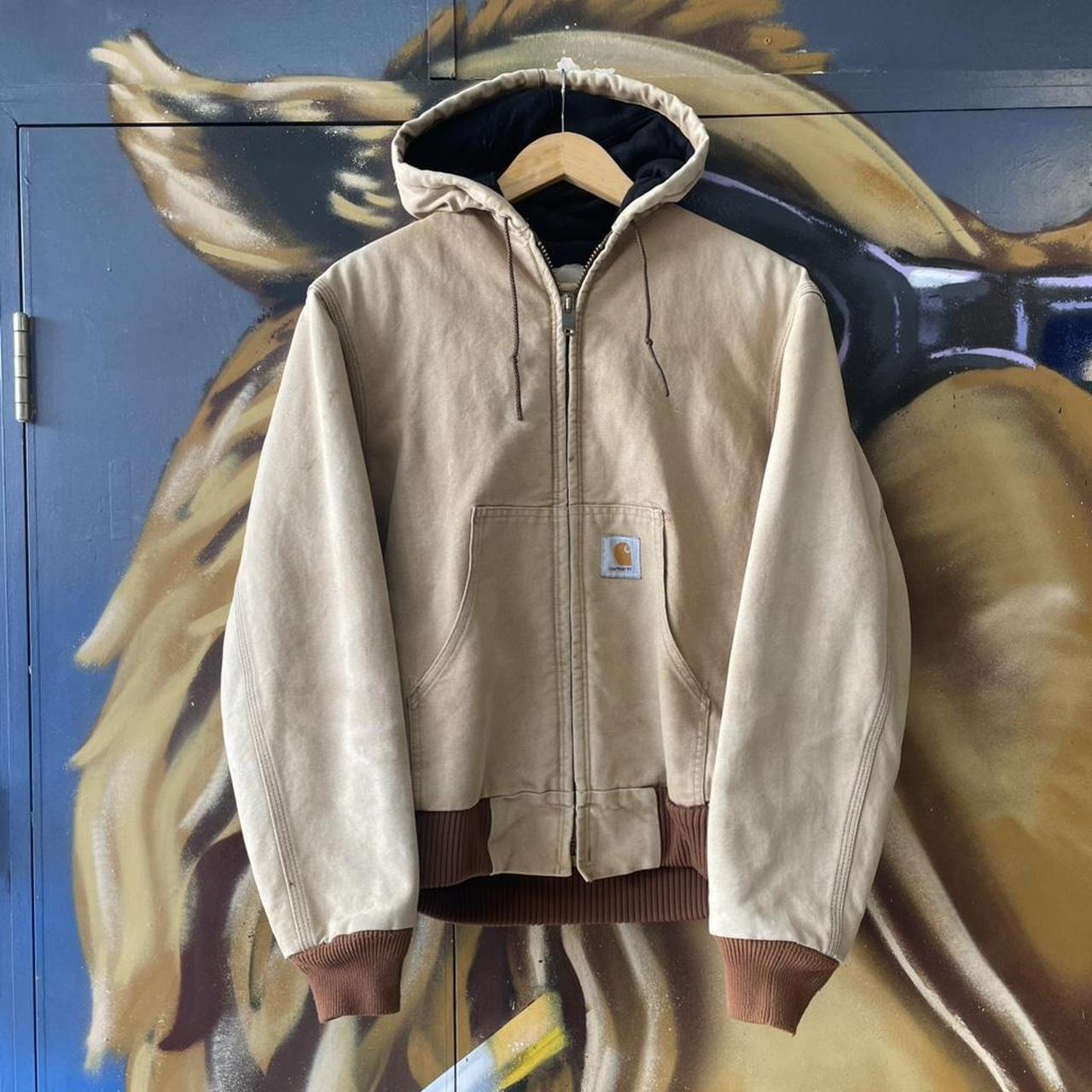 Carhartt Hooded Canvas Active Jacket  J130 J03 BRN