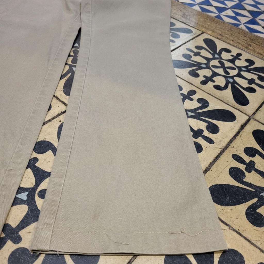 TRW0078BR - Vintage retro essential Beige Dickies Casual Workwear chino Trousers #dickies #chino #skater #workwear