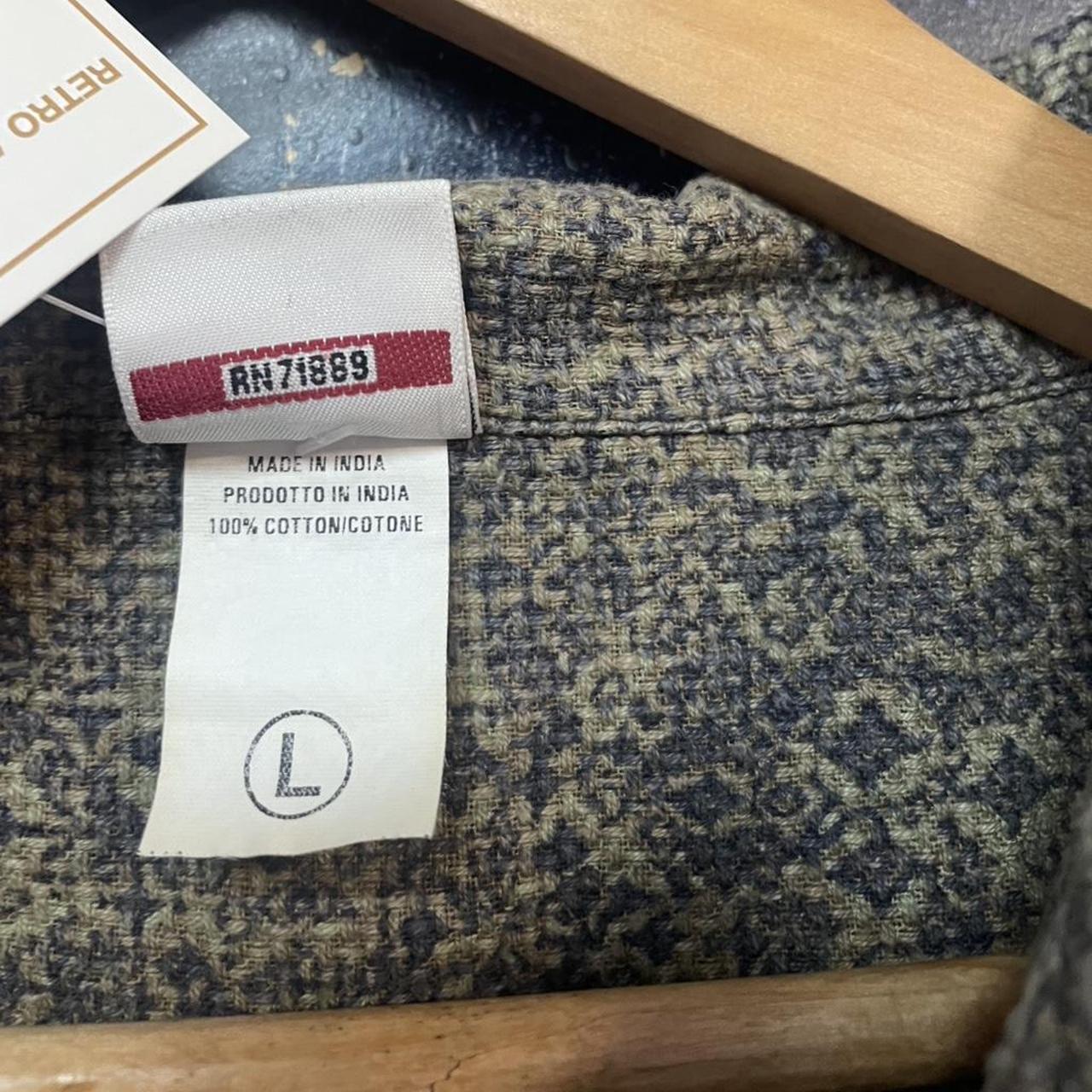 Vintage Ocean Pacific Quarter Zip Geometric Pattern Polo