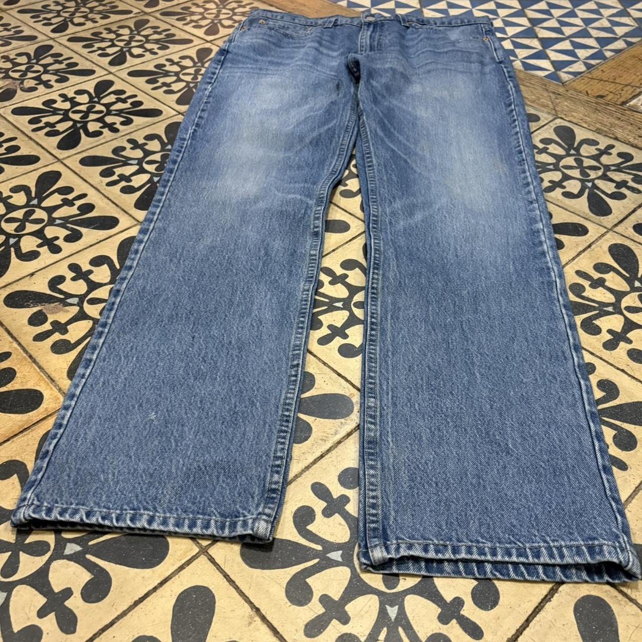TRW603-F - Vintage retro essential  Levi’s 514 Blue Wash Denim Jeans Trousers pants #denim #jeans #levis514 #levis #straightleg