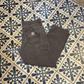 TRW477F-P - Vintage retro essential Grey Carhartt Carpenter Trousers pants casual workwear #skater #utility #workwear #carpenter #carhartt