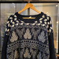 KNT1014 - Vintage Retro Essential mens multicoloured Navy Blue patterned argyle golf grandpa knitted cosby sweatshirt jumper crewneck #knit #jumper #grandad #golf