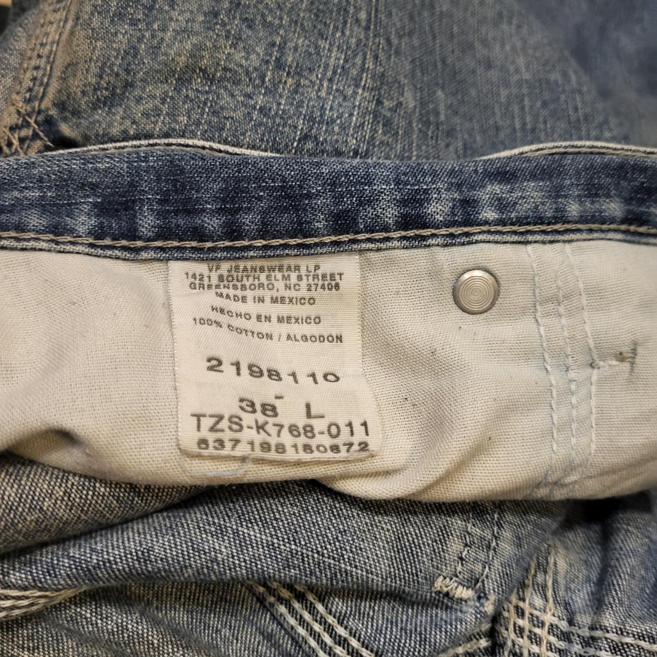 JRT310 - Vintage Retro Lee Blue Wash Denim Shorts Jorts with detailed embroidered Logo graphic carpenter workwear #y2k #carpenter #jorts #skater