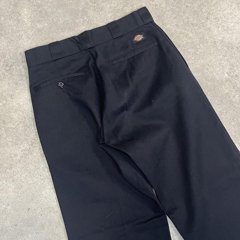 Dickies Black Chino Skater Trousers Workwear Pants