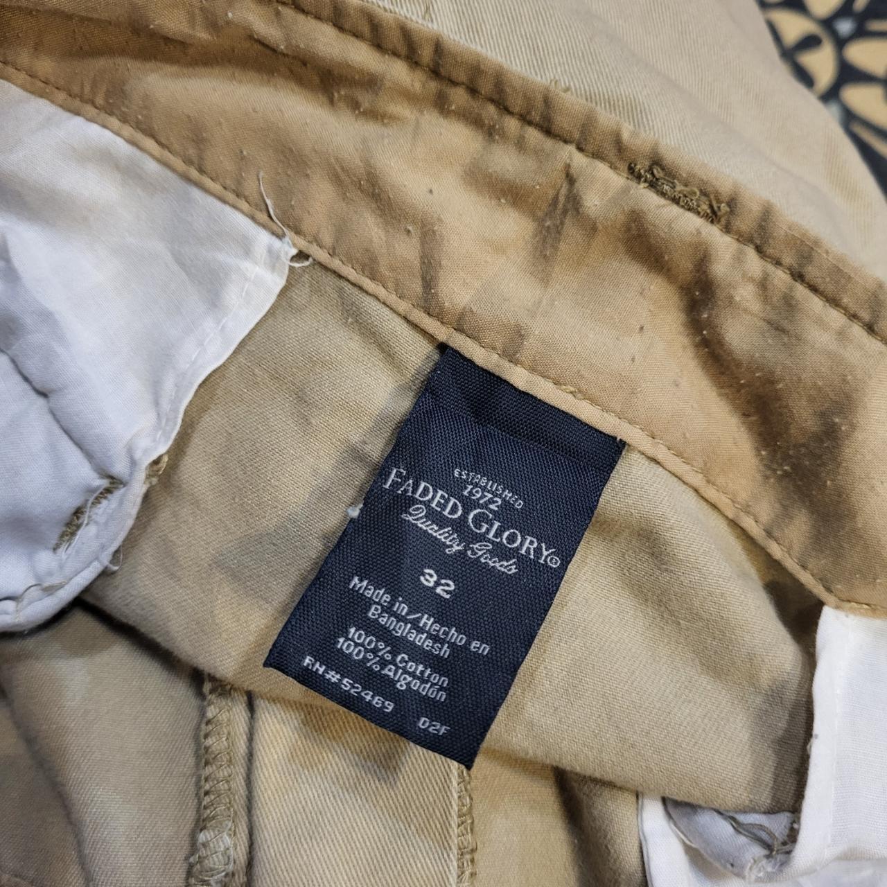 JRT216 - Vintage Retro Faded Glory Tan Brown Oversized Baggy Cargo carpenter workwear Jorts Short #cargos #hiphop #y2k #jorts #skater