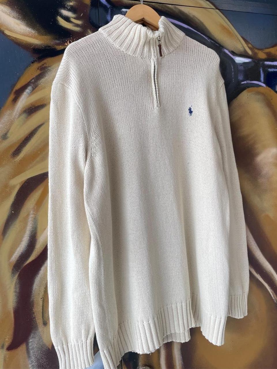 Ralph Lauren Quarter Zip Knit Sweatshirt