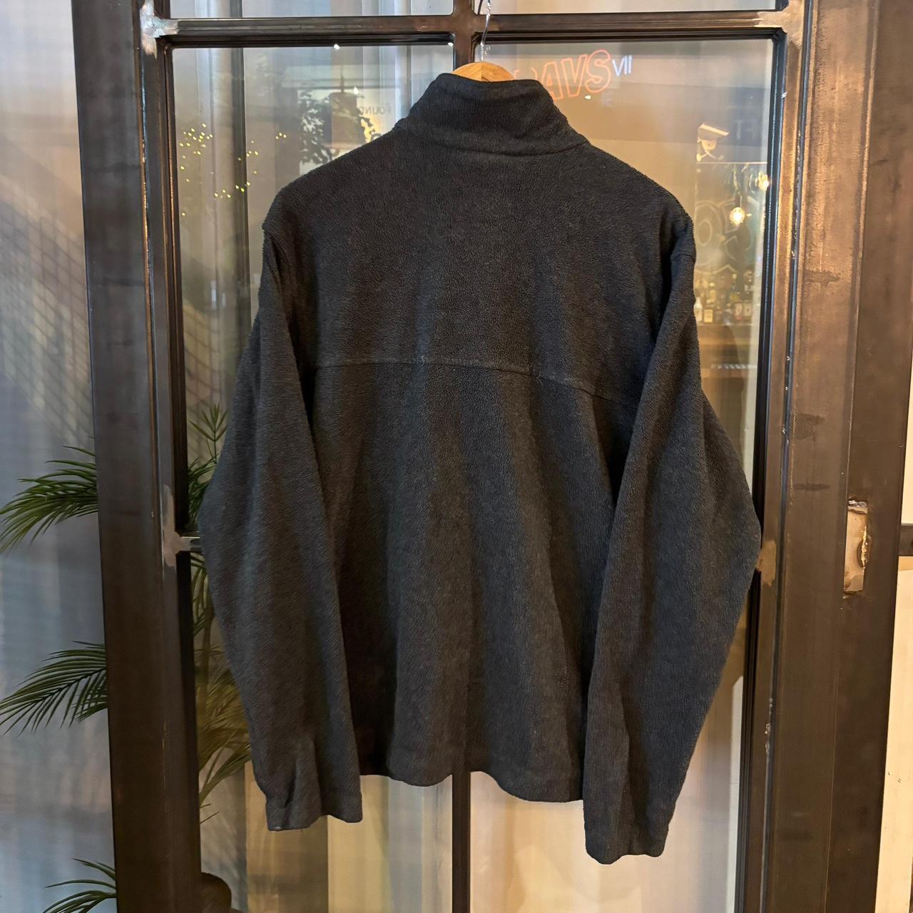 SWT623F - Vintage retro essential Dark Grey Columbia full zip up outdoor sweatshirt fleece jacket #columbia #outdoor #expedition #hike #gorpcore